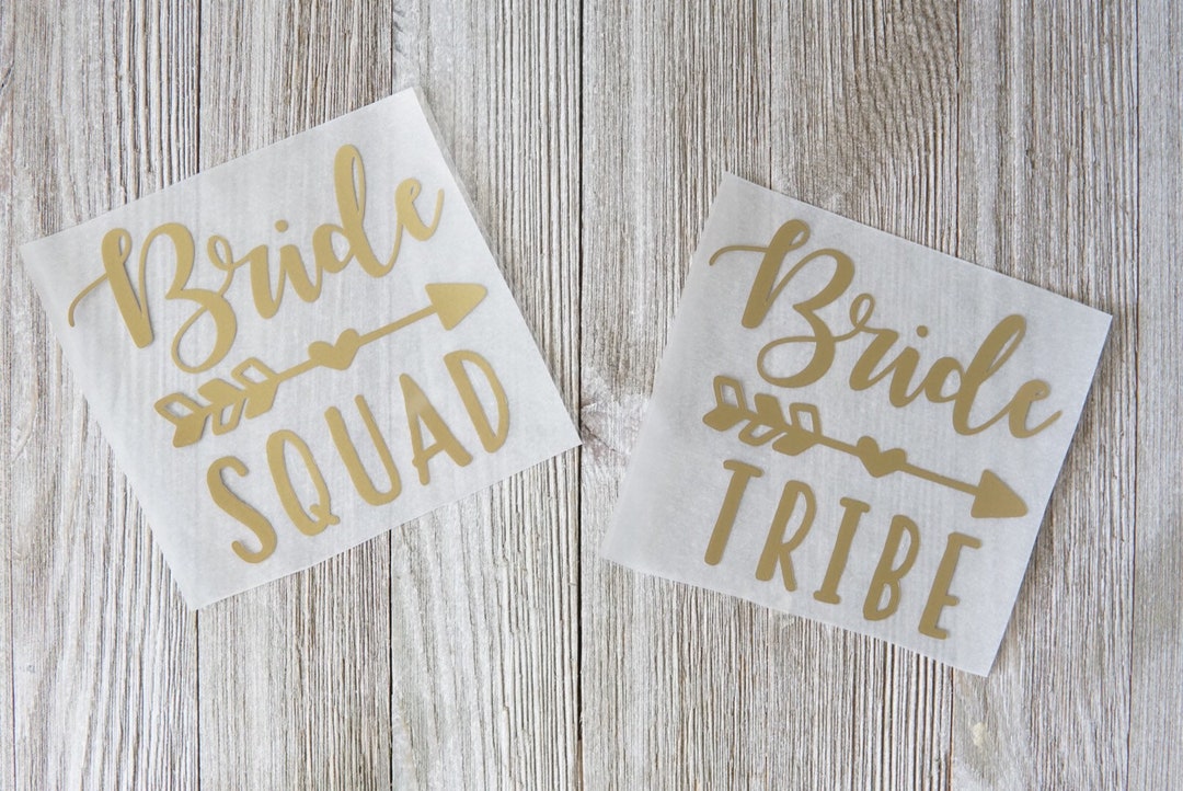 Bride Tribe Iron on Transfer, Bride Squad Iron On, Bride Tribe Iron on