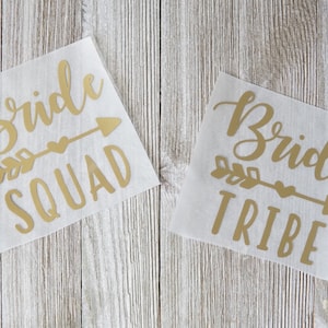 Bride Tribe Iron On Transfer, Bride Squad iron on, bride tribe iron on Heat Transfer Vinyl, wedding Iron on, bride decal
