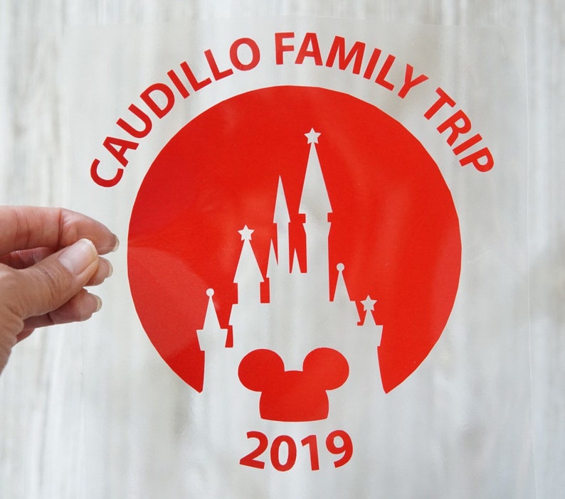 Disney Iron On Transfer Personalized Disney Castle Iron On Etsy