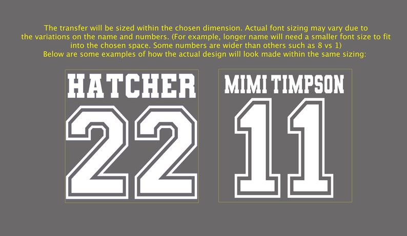 Jersey Name Iron On Transfer varsity name jersey name and image 3
