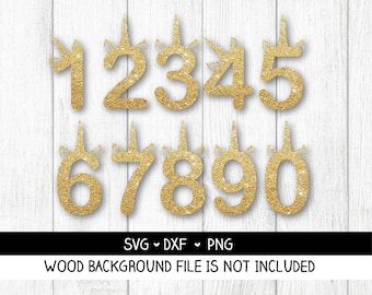 Unicorn Numbers SVG, Unicorn Numbers png unicorn birthday numbers, unicorn svg, dxf cricut silhouette cut file