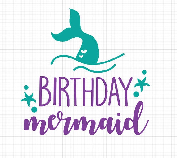 Free Free 304 Mermaid Svg Birthday SVG PNG EPS DXF File