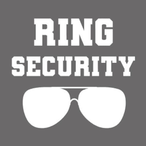 Ring Security Iron On Transfer, wedding iron on transfer, wedding Iron on decal, Ring Bearer iron on transfer, Ring Security ron on