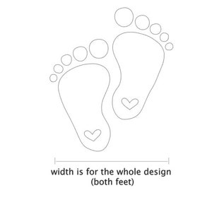Baby Footprint Iron On, Footprint Iron on Transfer, Maternity Iron On ...