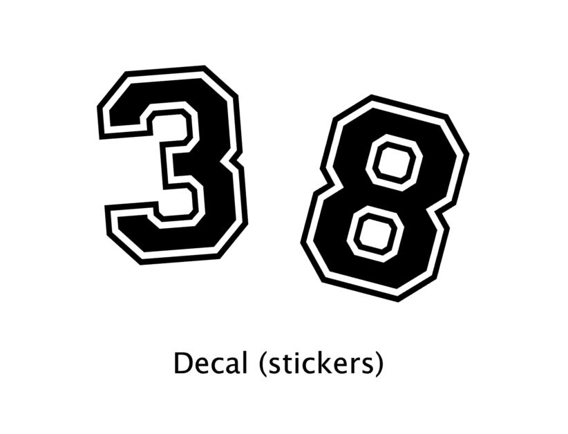 Baublebar Varsity Initial Sticker
