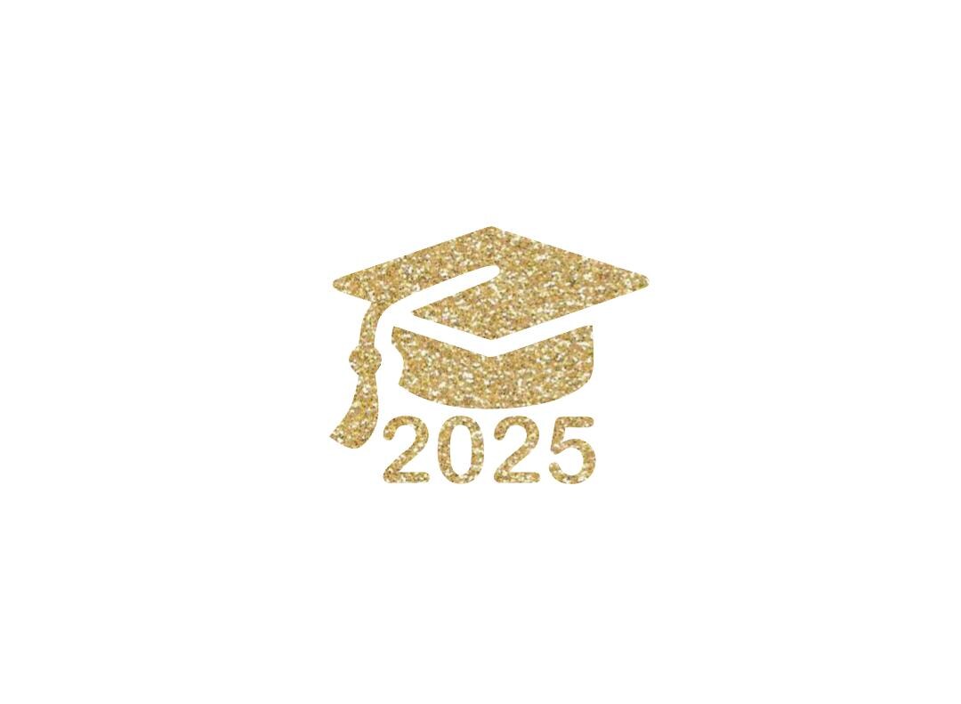 Graduation Cap Iron On, Class of 2025 Iron On, Class of 2025 Graduation ...