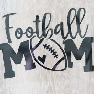 Football Mom Iron On transfer, football Iron On Transfer, sports Iron on patch, football Decal, football Mom iron on