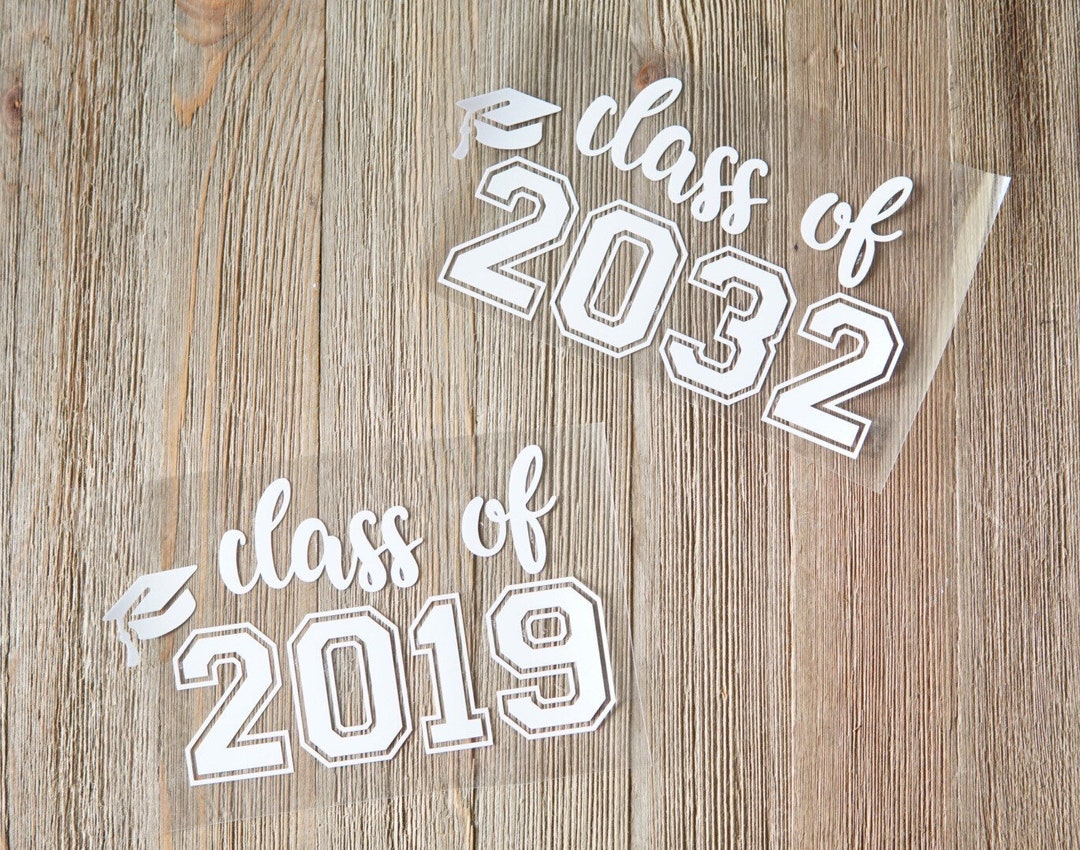 Class of 2020 Iron on Transfer, Class of 2032 Iron On, Class of 2033 ...