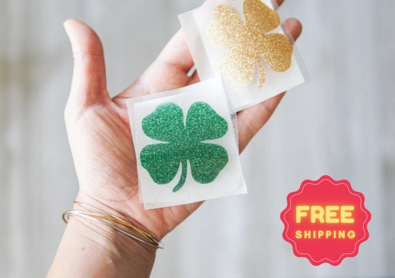Saint Patrick's Day Shimmery Clover Irish Tee – Flowerhead