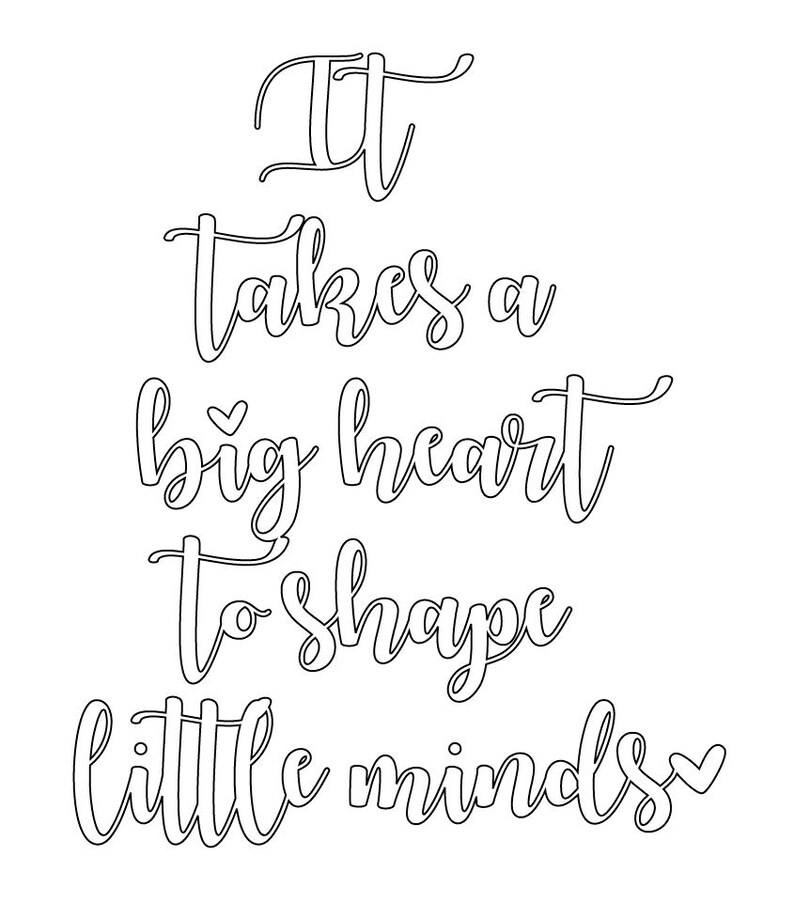Download Teacher Appreciation SVG Cut File It takes a big heart to ...