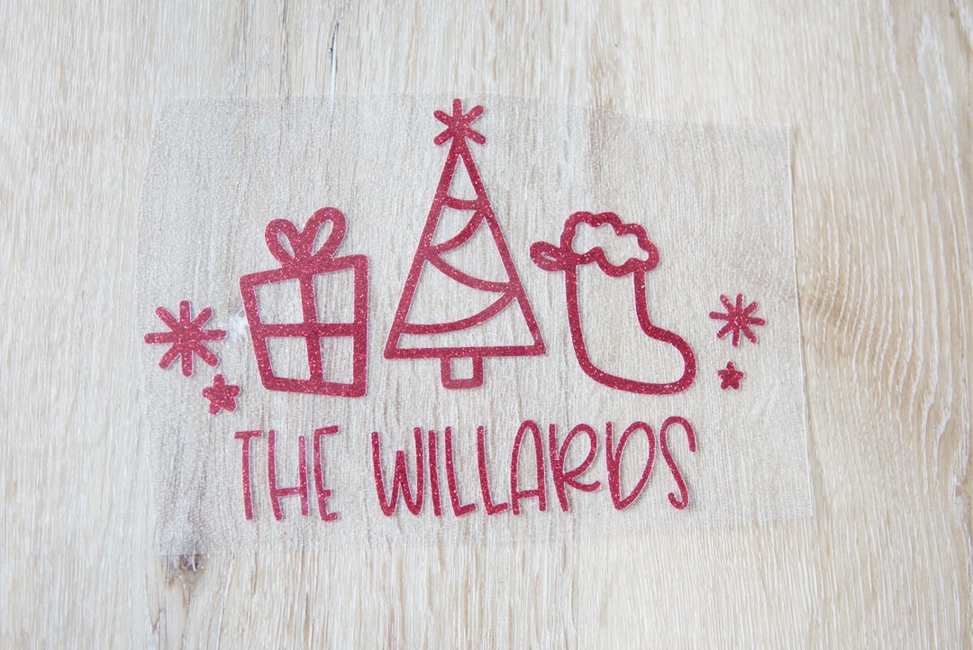 Personalized Family Christmas Iron on Transfer Christmas Etsy
