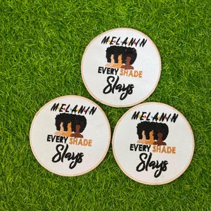 Melanin - Every Shade Slays - Popular Patch, 3.5-inch