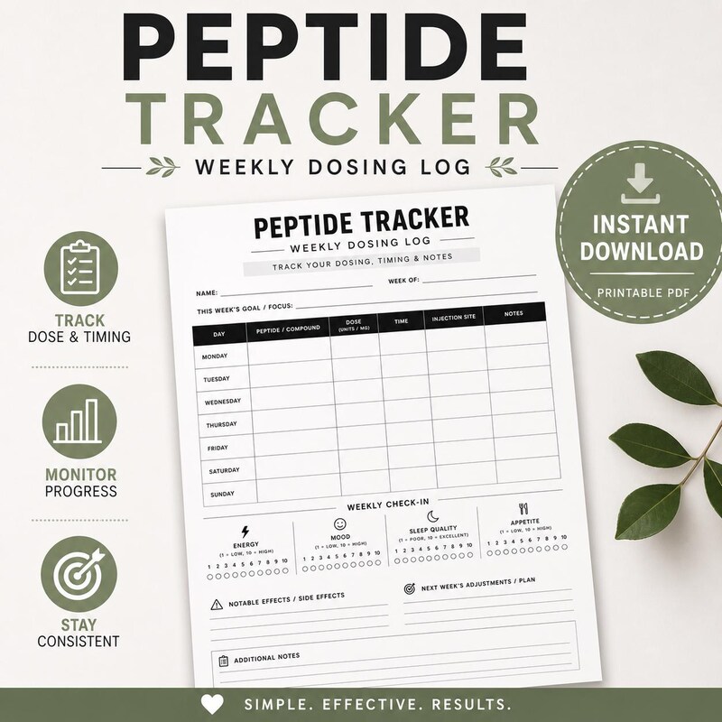 Biohacking Tracker - Etsy