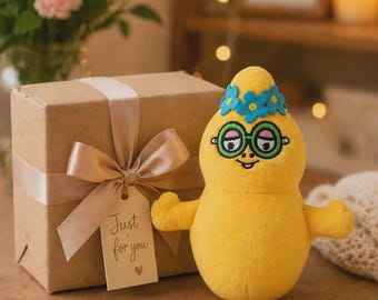 Jellycat inspired soft plush toy yellow banana character stuffed animal cute gift for kids collectors