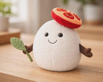 Smiling Plant Mushroom Plush Toy: Soft Stuffed Animal Companion