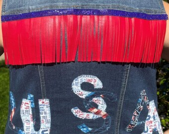 Veste en jean sans manches - Petit