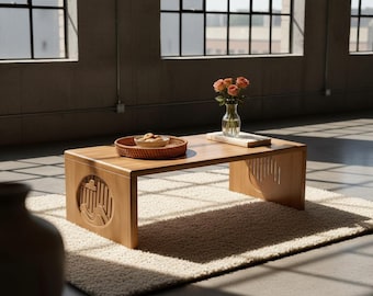Folding Coffee Table Bamboo Japanese Floor Table Low Coffee Table Small Space Living Room Tatami Tea Table Portable Desk