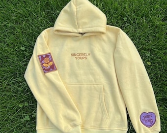 Salish Matter Sincerely Yours Felpa con cappuccio/maglione unisex oversize in pile