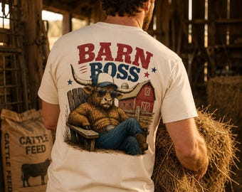 Barn Boss Graphic T-Shirt | Western Ranch Humor Tee