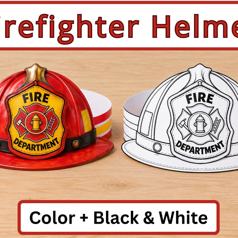 Printable Hat Coloring - Etsy