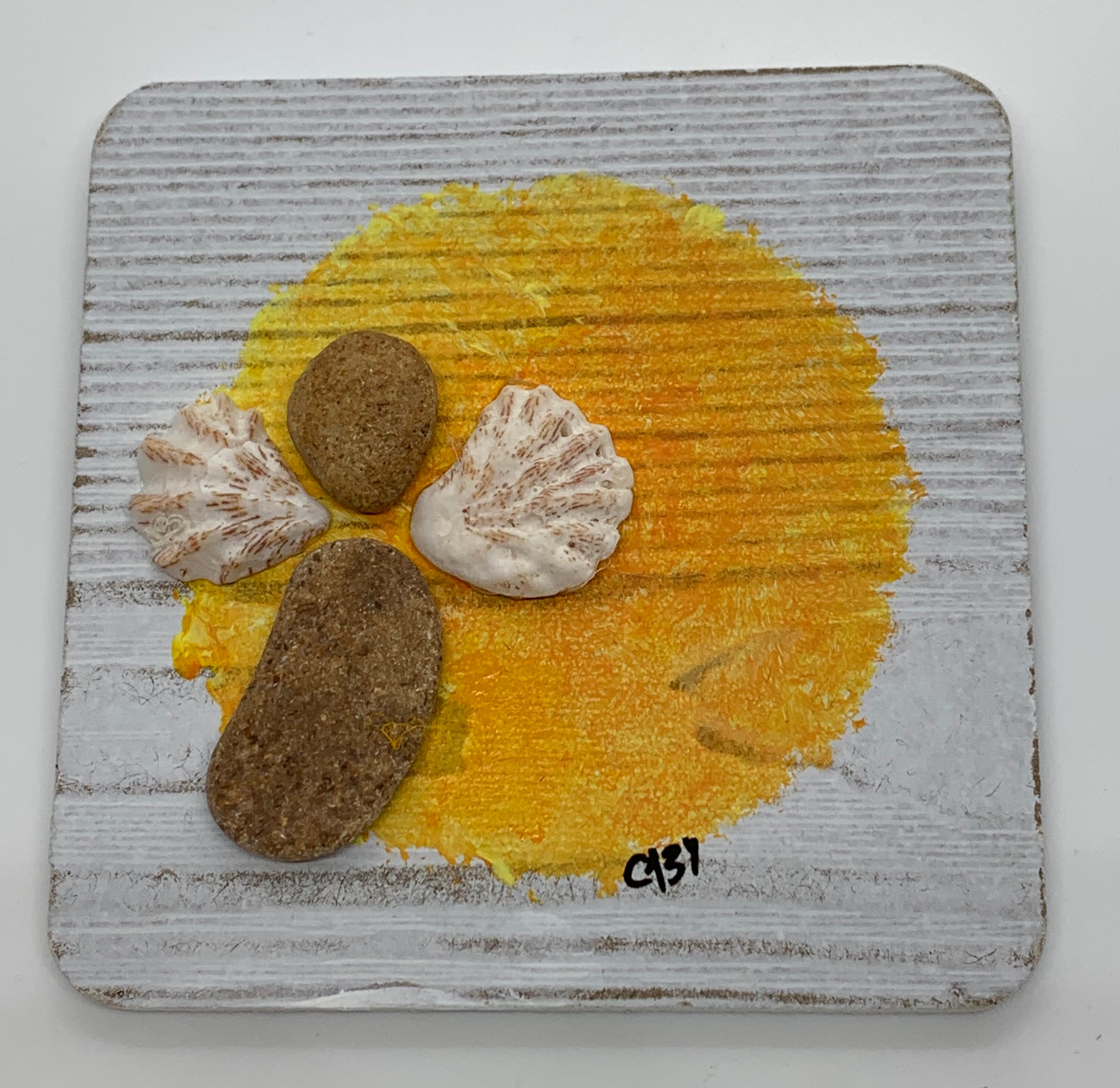 Beach Pebble Rock and Shell Angel Etsy Denmark