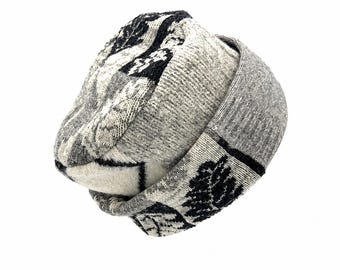 Wool Hat Pillbox womens recycled wool