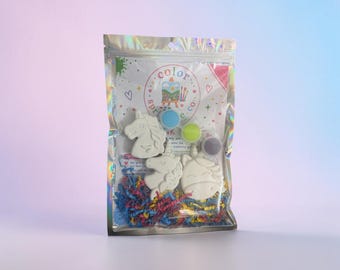 Malen Sie Ihr eigenes Einhorn Gips Kit, kreative Kunst Handwerk Aktivität, Partygeschenke (DIY Painting)