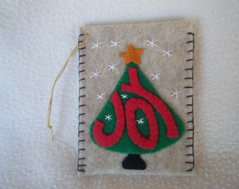christmas card holder felt etsy