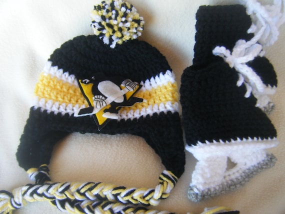 Crocheted Pittsburgh Penguins Hockey 