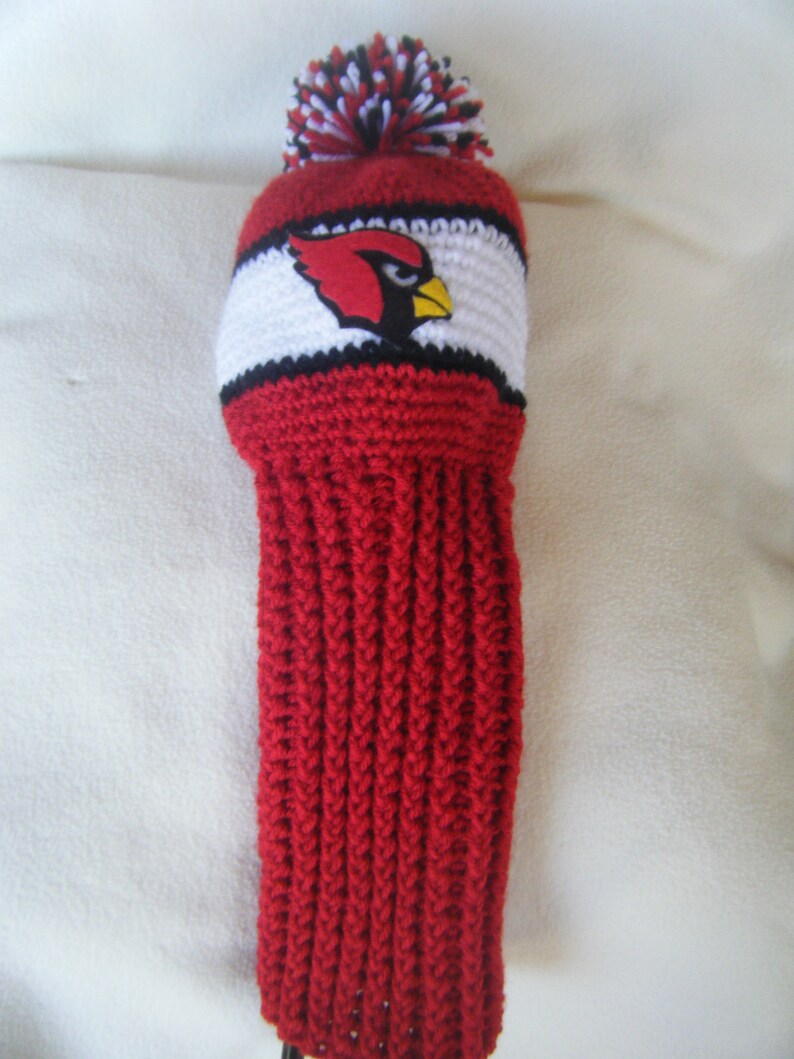 Crocheted Cardinals Driver Head Cover Pick A Team or Pick Etsy