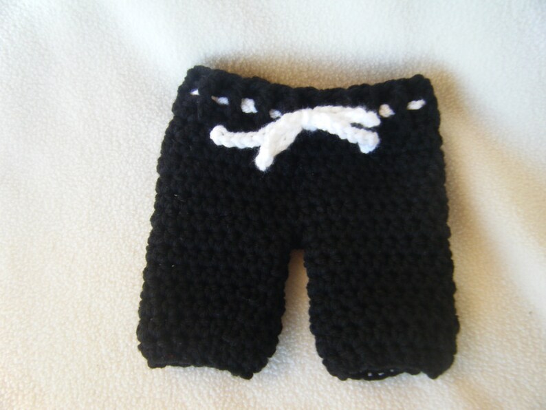 Crocheted Blackhawks Hat /& Short Pants Set These Are Made to Order