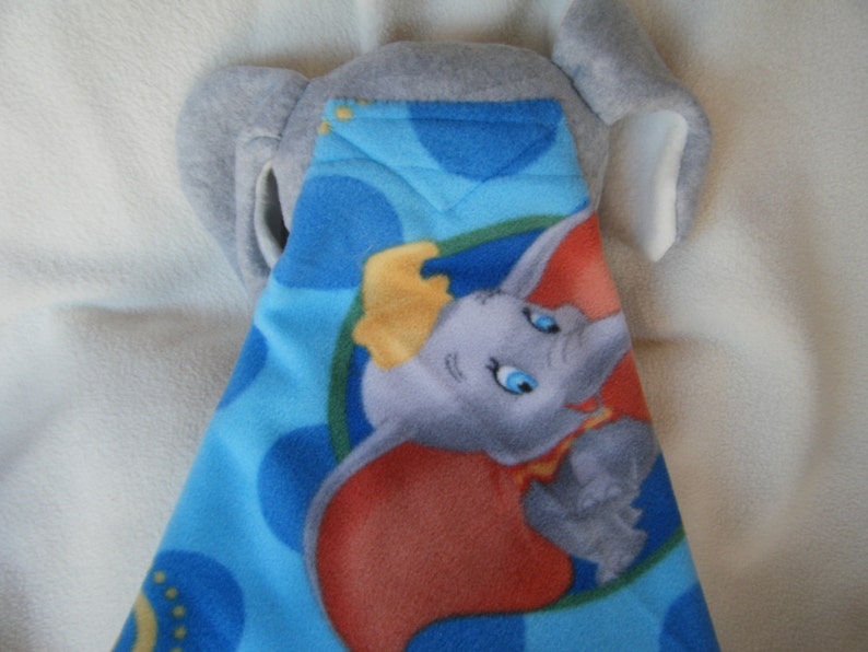 Light Grey Elephant Security Blanket Blanket Buddy Etsy