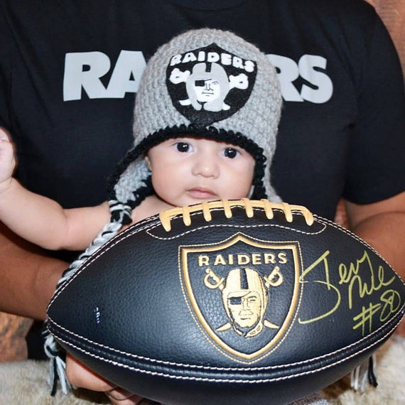Crocheted Raiders Inspired Team Colors 
