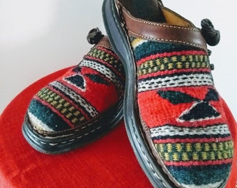 born wool clogs