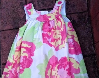 24 Month Gauzey Sundress - Attached Slip - Infant / Toddler
