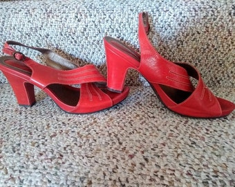 2 inch red heels