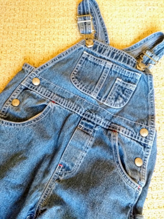 SALE ! Baby GAP Overalls - Unisex Distressed Deni… - image 3