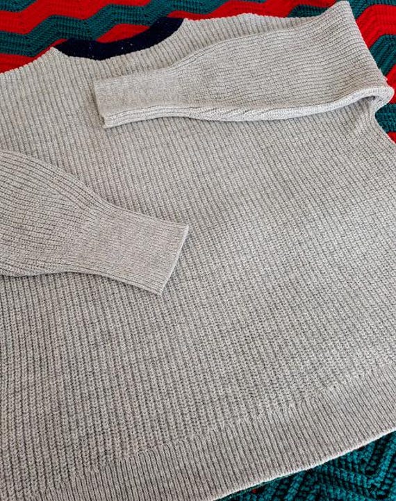 Lands End*  Nordic Patchwork Pullover - Multi Tex… - image 4