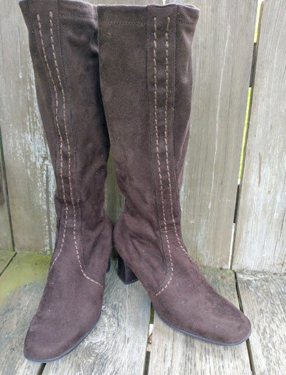 Vegan Chocolate Brown Faux Suede 