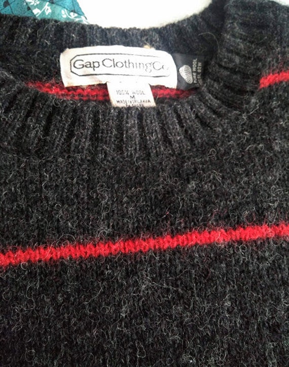 SALE !! Vintage GAP* Wool Sweater - 100% Wool -Un… - image 2