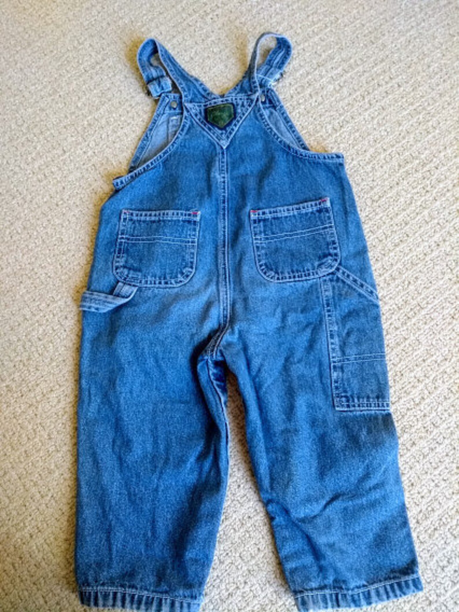 Toddler Baby GAP Overalls Unisex Distressed Denim Dungarees Etsy