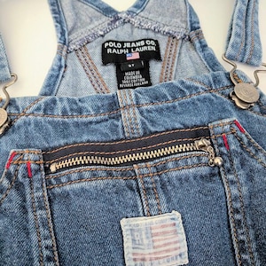Polo Denim Overalls - Etsy