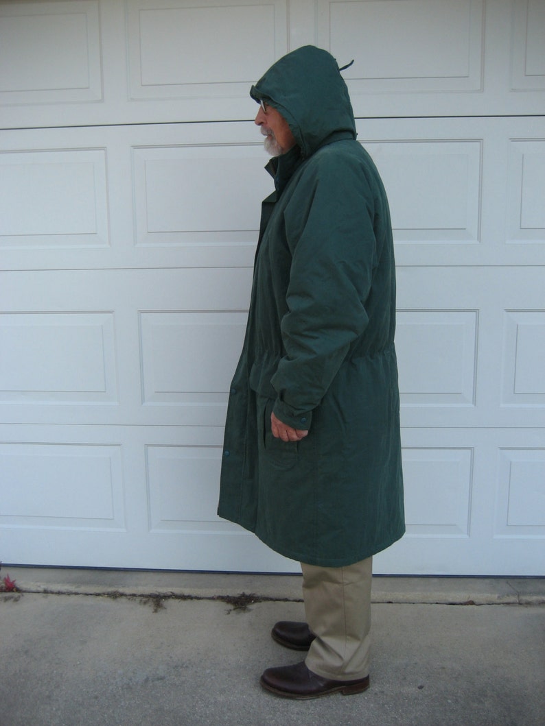 Vintage LL BEAN Long Nor'easter Commuter Hooded Coat | Etsy