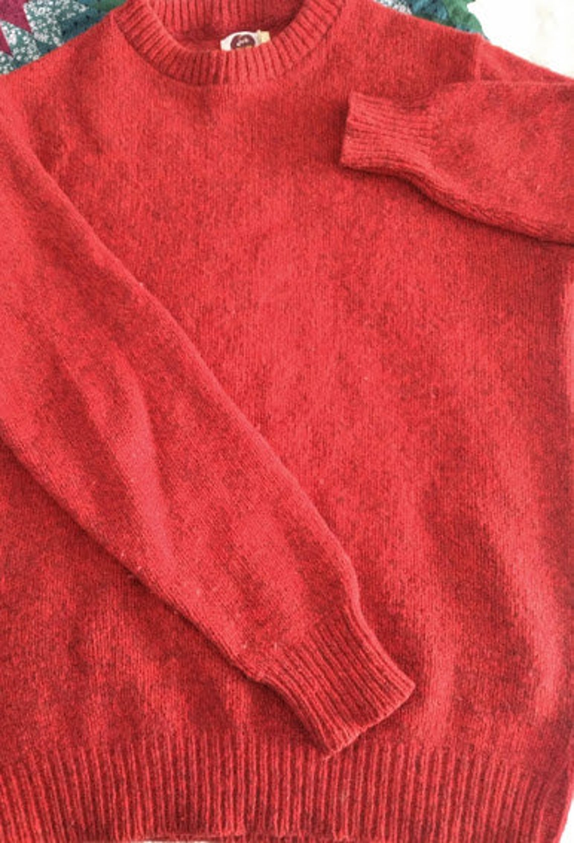 burnt orange sweater for men