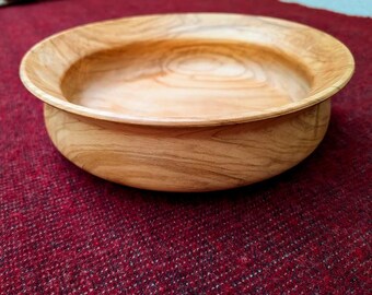 Hand Turned** Olive Wood Bowl - Food Safe Finish - Handmade in USA