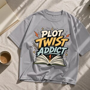 Plot Twist Addict Shirt, Book Lover, Reader, Mystery Bookworm Tee