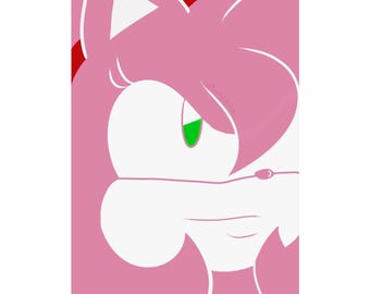 Amy Rose Matte Vertical Posters