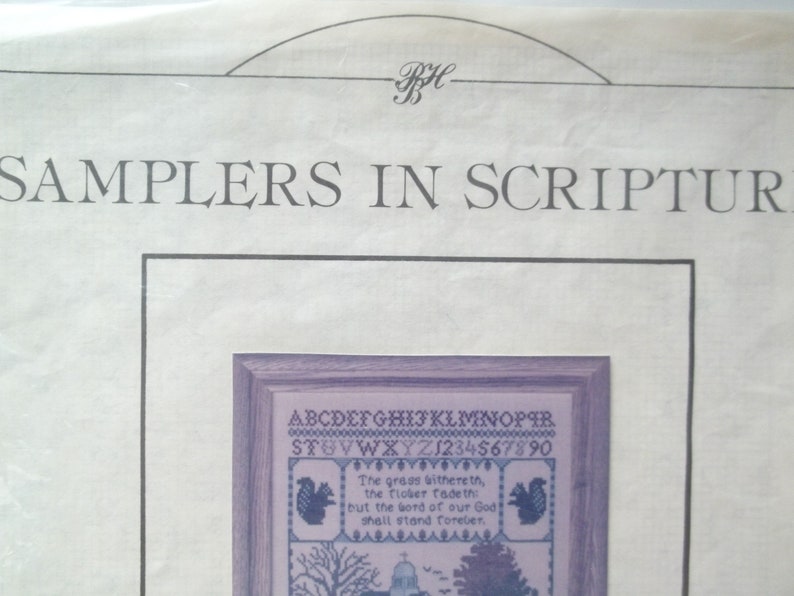 Sampler Cross Stitch Pattern Samplers in Scripture on - Etsy