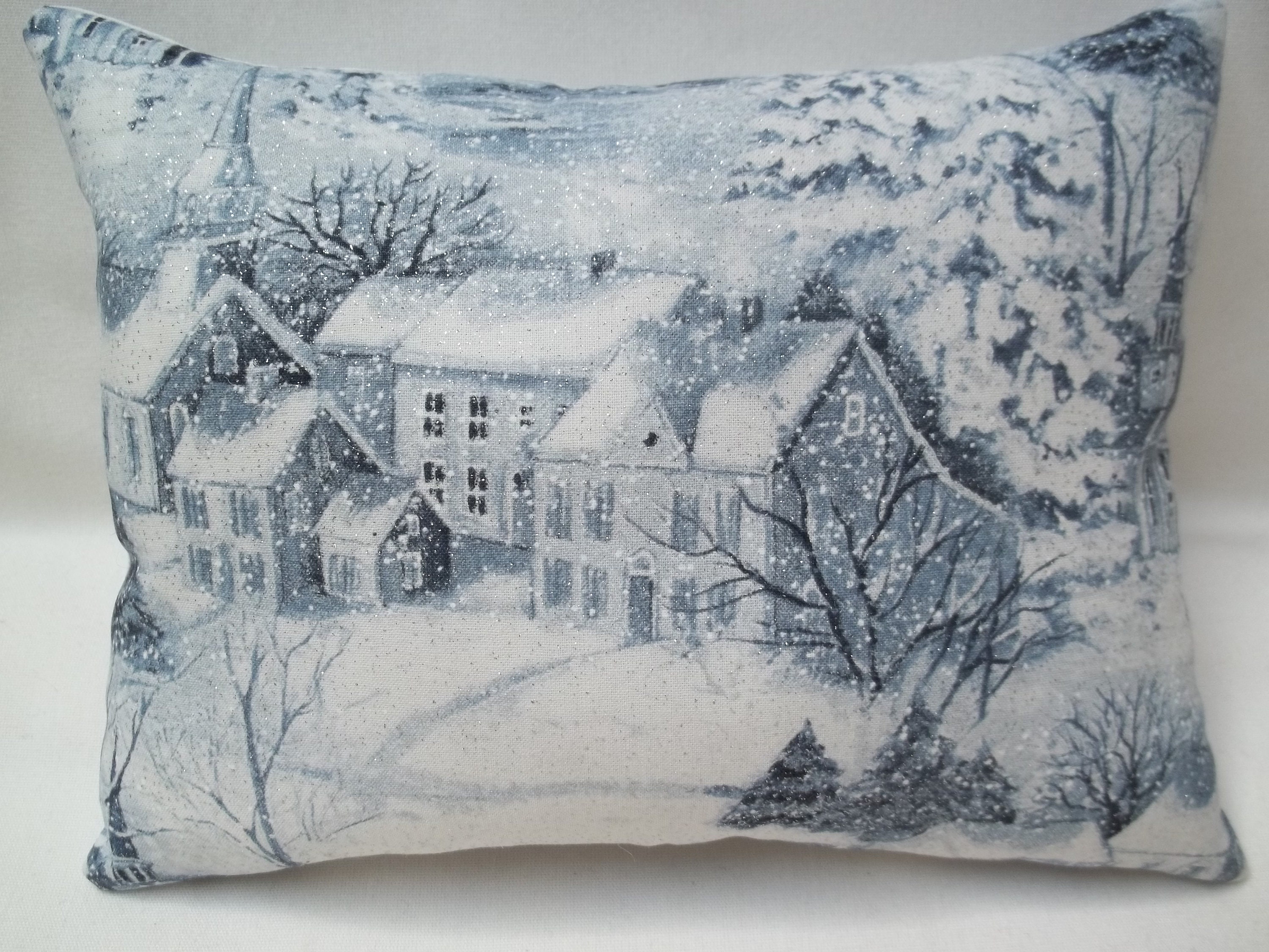 winter themed throw pillows