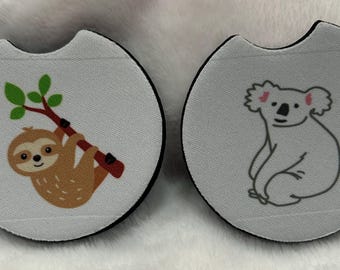 Customizable Car Coasters